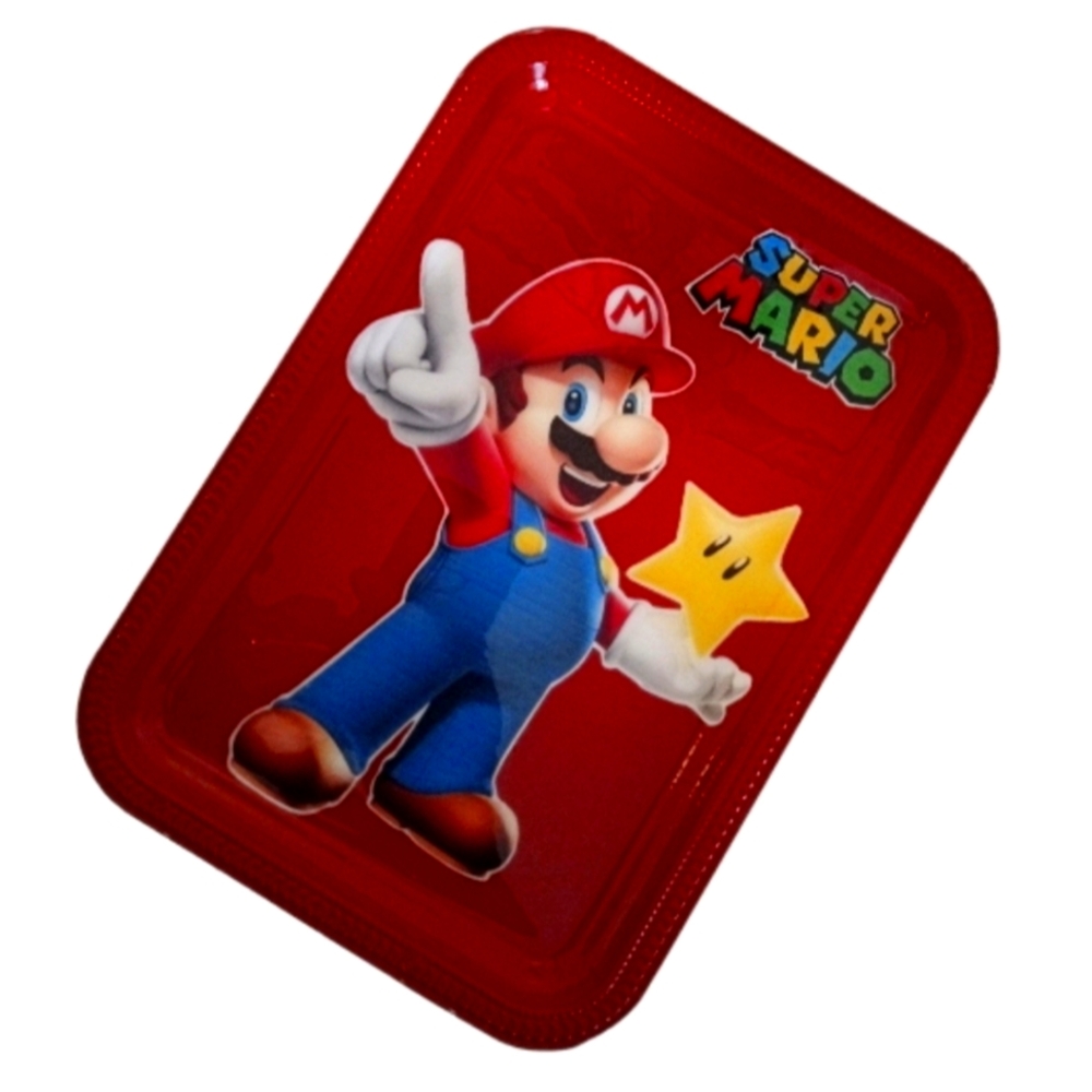 Custom Super Mario Red Rolling Tray